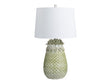 St. Simon Green/White Table Lamp by Crestview at Eve Furniture