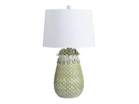 St. Simon Green/White Table Lamp by Crestview at Eve Furniture