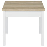 Stacie Antique Pine and White 3-piece Composite Wood Coffee Table Set by Coaster at Eve Furniture