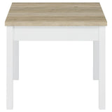 Stacie Antique Pine and White 3-piece Composite Wood Coffee Table Set by Coaster at Eve Furniture
