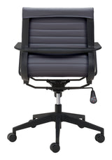 Stacy Dark Gray Office Chair by Zuomod at Eve Furniture