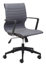 Stacy Dark Gray Office Chair by Zuomod at Eve Furniture