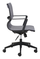 Stacy Dark Gray Office Chair by Zuomod at Eve Furniture