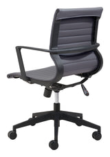 Stacy Dark Gray Office Chair by Zuomod at Eve Furniture