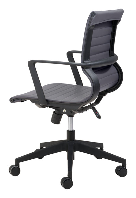 Stacy Dark Gray Office Chair by Zuomod at Eve Furniture