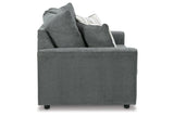 Stairatt Gravel Loveseat by Ashley at Eve Furniture