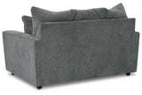 Stairatt Gravel Loveseat by Ashley at Eve Furniture