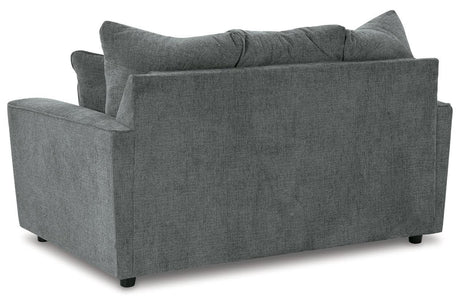 Stairatt Gravel Loveseat by Ashley at Eve Furniture