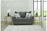 Stairatt Gravel Loveseat by Ashley at Eve Furniture