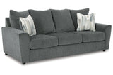 Stairatt Gravel Sofa by Ashley at Eve Furniture