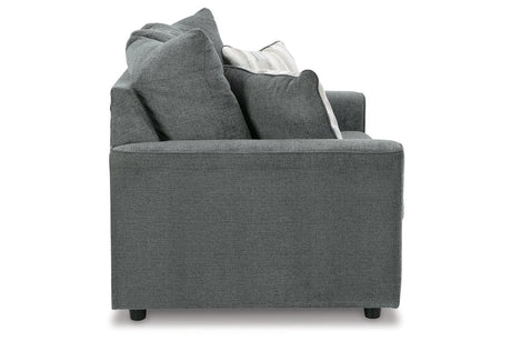 Stairatt Gravel Loveseat by Ashley at Eve Furniture