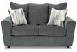 Stairatt Gravel Loveseat by Ashley at Eve Furniture