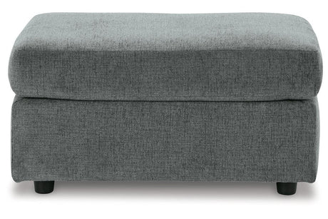 Stairatt Gravel Ottoman by Ashley at Eve Furniture