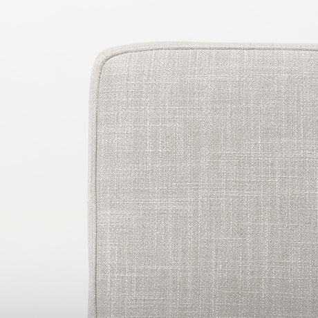 Stamford Beige Upholstered Seat w/ Wood Back, Black Metal Frame Dining Chair by Mercana at Eve Furniture