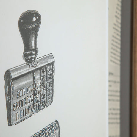 Stamped by Sam Appleman a Framed Art Print Matted under Glass by Mercana at Eve Furniture