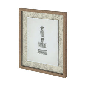 Stamped by Sam Appleman a Framed Art Print Matted under Glass by Mercana at Eve Furniture