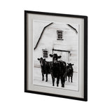 Standing Around II by Ethan Harper a Hand Embellished Textured Framed Photo Art Print Matted under G by Mercana at Eve Furniture
