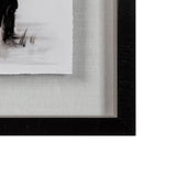 Standing Around II by Ethan Harper a Hand Embellished Textured Framed Photo Art Print Matted under G by Mercana at Eve Furniture