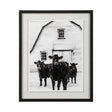 Standing Around II by Ethan Harper a Hand Embellished Textured Framed Photo Art Print Matted under G by Mercana at Eve Furniture