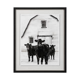 Standing Around II by Ethan Harper a Hand Embellished Textured Framed Photo Art Print Matted under G by Mercana at Eve Furniture