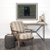 Standing Bear by Chad Mackay a Hand Embellished Textured Framed Photo Art Print Matted under Glass by Mercana at Eve Furniture