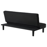 Stanford Multipurpose Upholstered Tufted Convertible Sofa Bed Black