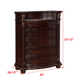 Stanley Cherry Brown Chest by Crown Mark at Eve Furniture