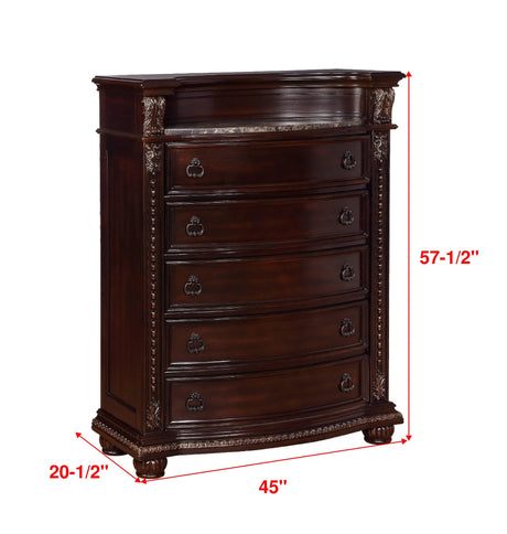 Stanley Cherry Brown Chest by Crown Mark at Eve Furniture