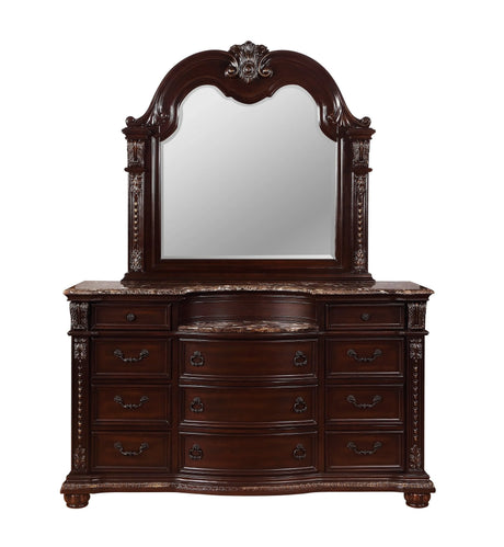 Stanley Cherry Brown Dresser by Crown Mark at Eve Furniture