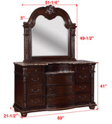 Stanley Cherry Brown Dresser by Crown Mark at Eve Furniture