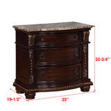 Stanley Cherry Brown Upholstered Sleigh Bedroom Set by Crown Mark at Eve Furniture