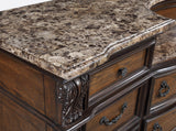 Stanley Coffee Brown Dresser by Crown Mark at Eve Furniture