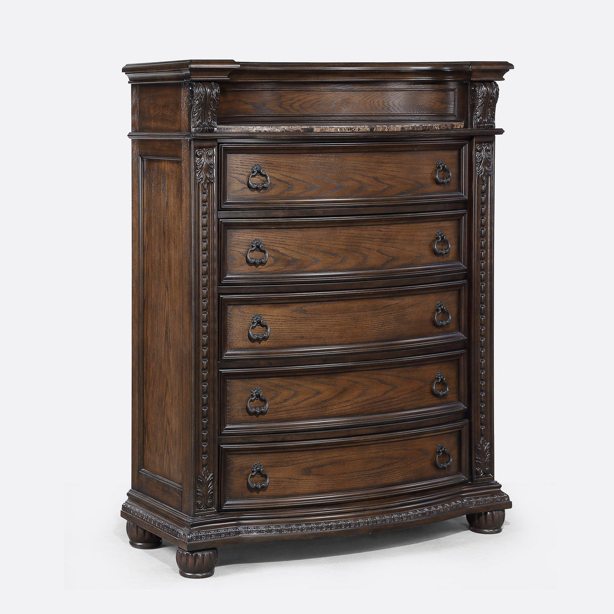 Stanley Coffee Brown Upholstered Sleigh Bedroom Set by Crown Mark at Eve Furniture