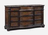 Stanley Coffee Brown Upholstered Sleigh Bedroom Set by Crown Mark at Eve Furniture