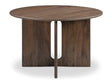 Stanley Dark Brown Dining Table by MOES at Eve Furniture