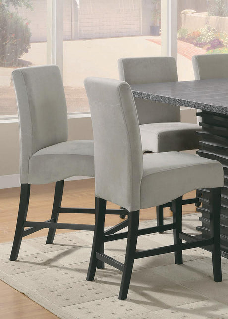 Stanton Black Square Counter Table by Coaster at Eve Furniture