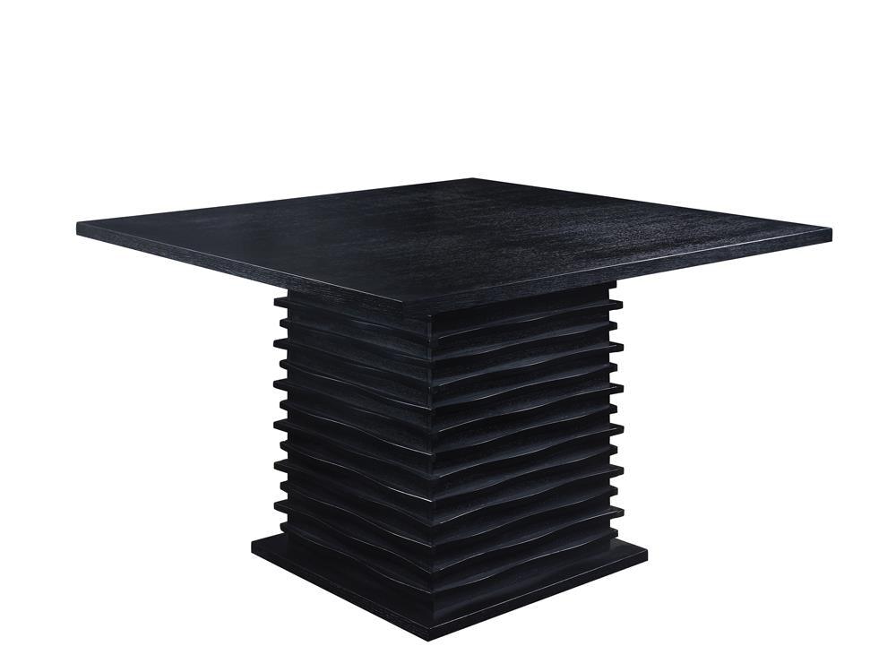 Stanton Black Square Counter Table by Coaster at Eve Furniture