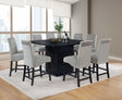 Stanton Black/Gray 7-Piece Dining Set by Coaster at Eve Furniture