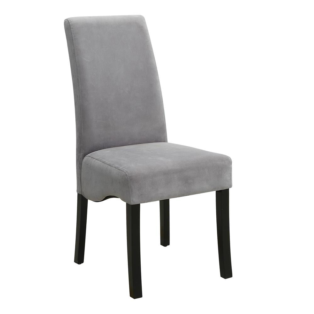 Stanton Gray Upholstered Side Chairs, Set of 2