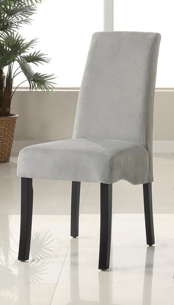 Stanton Gray Upholstered Side Chairs, Set of 2