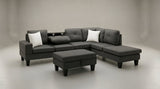 Star DK Grey RAF Sectional by New Era Innovations at Eve Furniture