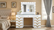 Star White Vanity Set by New Era Innovations at Eve Furniture