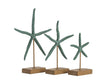 Starfish Blue/Brown Starfish Statue by Crestview at Eve Furniture