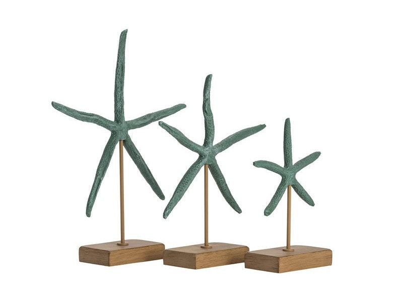 Starfish Blue/Brown Starfish Statue by Crestview at Eve Furniture
