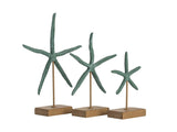 Starfish Blue/Brown Starfish Statue by Crestview at Eve Furniture
