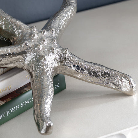 Starfish Silver 2 Piece Starfish (Set of 2) by Crestview at Eve Furniture