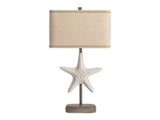 Starfish White/Brown Table Lamp (Set of 2) by Crestview at Eve Furniture