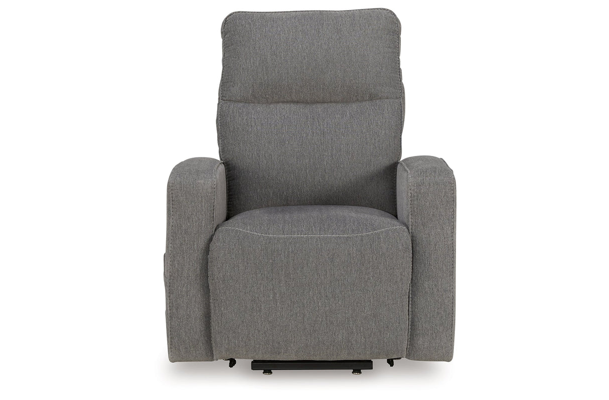 Starganza Gray Power Lift Recliner by ASHLEY FURNITURE at Eve Furniture
