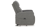 Starganza Gray Power Lift Recliner by ASHLEY FURNITURE at Eve Furniture