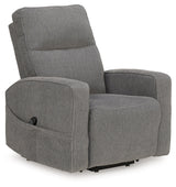 Starganza Gray Power Lift Recliner by ASHLEY FURNITURE at Eve Furniture